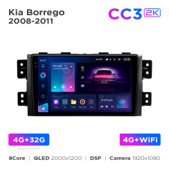 Radio samochodowe Teyes CC3 2k 4+32 Gb Kia Mohave 2008-2016 / Borrego 2008-2011 9"