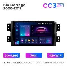 Radio samochodowe Teyes CC3 2k 6+128 Gb 360° Kia Mohave 2008-2016 / Borrego 2008-2011 9