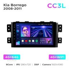Radio samochodowe Teyes CC3L 4+64 Gb Kia Mohave 2008-2016 / Borrego 2008-2011 9"