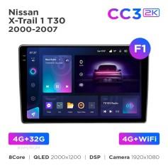 Radio samochodowe Teyes CC3 2k 4+32 Gb Nissan X-Trail 1 T30 2000-2007 (F1) 10"