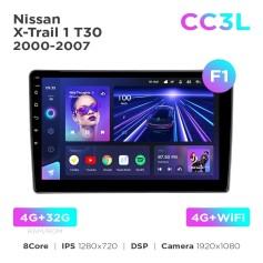 Radio samochodowe do Nissan X-Trail 1 T30 2000-2007 (F1) Teyes CC3L 4+32 Gb 10"