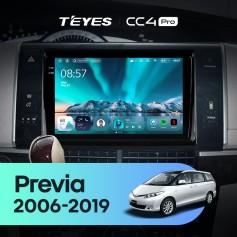Radio samochodowe Teyes CC4 Pro 2k 12+256 Gb Toyota Previa XR50 2006-2019 9"