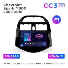 Radio samochodowe Teyes CC3 2k 6+128 Gb Chevrolet Spark M300 2009-2016 (F1) 9"