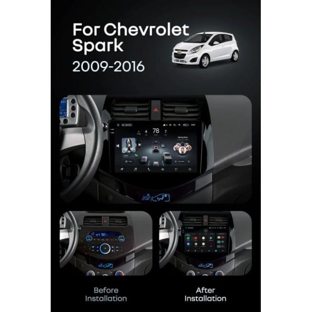 Radio samochodowe Teyes CC4 Pro 2k 8+128 Gb Chevrolet Spark M300 2009-2016 (F1) 9"