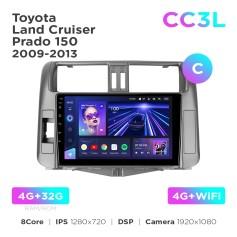 Radio samochodowe do Toyota Land Cruiser Prado 150 2009-2013 (C) Teyes CC3L 4+32 Gb 9"