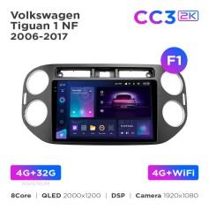 Radio samochodowe Teyes CC3 2k 4+32 Gb Volkswagen Tiguan 1 NF 2006-2017 (F1) 9