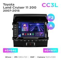 Radio samochodowe Teyes CC3L 4+64 Gb Toyota Land Cruiser 200 11 2007-2015 (F2) (A) 9"