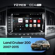 Radio samochodowe Teyes CC4 Pro 2k 12+256 Gb Toyota Land Cruiser 200 11 2007-2015 (F2) (A) 9"