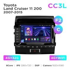 Radio samochodowe do Toyota Land Cruiser 200 11 2007-2015 (F2) (C) Teyes CC3L 4+32 Gb 9"
