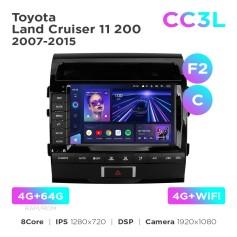 Radio samochodowe Teyes CC3L 4+64 Gb Toyota Land Cruiser 200 11 2007-2015 (F2) (C) 9"