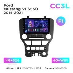 Radio samochodowe do Ford Mustang VI S550 2014-2021 (F1) Teyes CC3L 4+32 Gb 9"