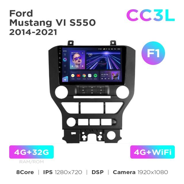 Radio samochodowe do Ford Mustang VI S550 2014-2021 (F1) Teyes CC3L 4+32 Gb 9"