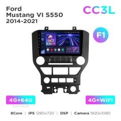 Radio samochodowe Teyes CC3L 4+64 Gb Ford Mustang VI S550 2014-2021 (F1) 9"