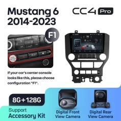 Radio samochodowe Teyes CC4 Pro 2k 8+128 Gb Ford Mustang VI S550 2014-2021 (F1) 9"