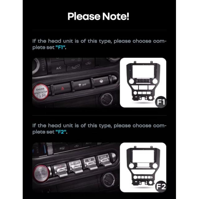 Radio samochodowe Teyes CC4 Pro 2k 8+128 Gb Ford Mustang VI S550 2014-2021 (F1) 9"
