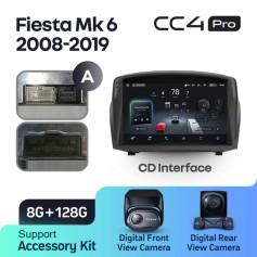 Radio samochodowe Teyes CC4 Pro 2k 8+128 Gb Ford Fiesta Mk6 2008-2019 (F2) (A) 9"