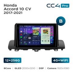 Radio samochodowe Teyes CC4 Pro 2k 12+256 Gb Honda Accord 10 CV 2017-2021 (B) 9"