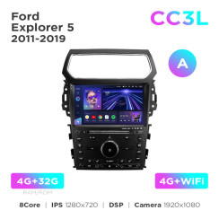 Radio samochodowe do Ford Explorer 5 2011-2019 (A) Teyes CC3L 4+32 Gb 10"