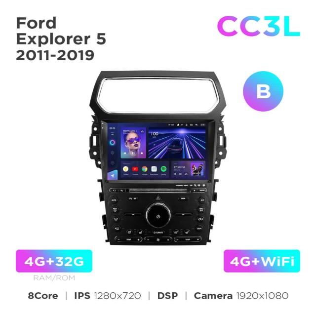 Radio samochodowe do Ford Explorer 5 2011-2019 (B) Teyes CC3L 4+32 Gb 10"