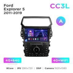 Radio samochodowe Teyes CC3L 4+64 Gb Ford Explorer 5 2011-2019 (A) 10"