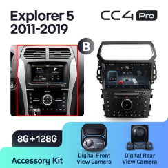 Radio samochodowe Teyes CC4 Pro 2k 8+128 Gb Ford Explorer 5 2011-2019 (B) 10"