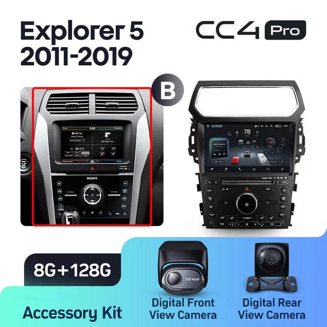 Radio samochodowe Teyes CC4 Pro 2k 8+128 Gb Ford Explorer 5 2011-2019 (B) 10"