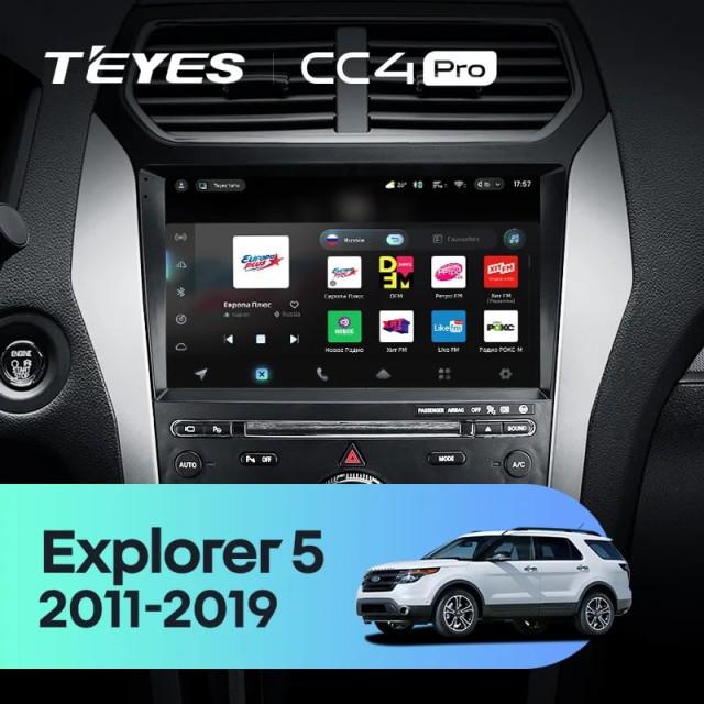 Radio samochodowe Teyes CC4 Pro 2k 8+128 Gb Ford Explorer 5 2011-2019 (A) 10"
