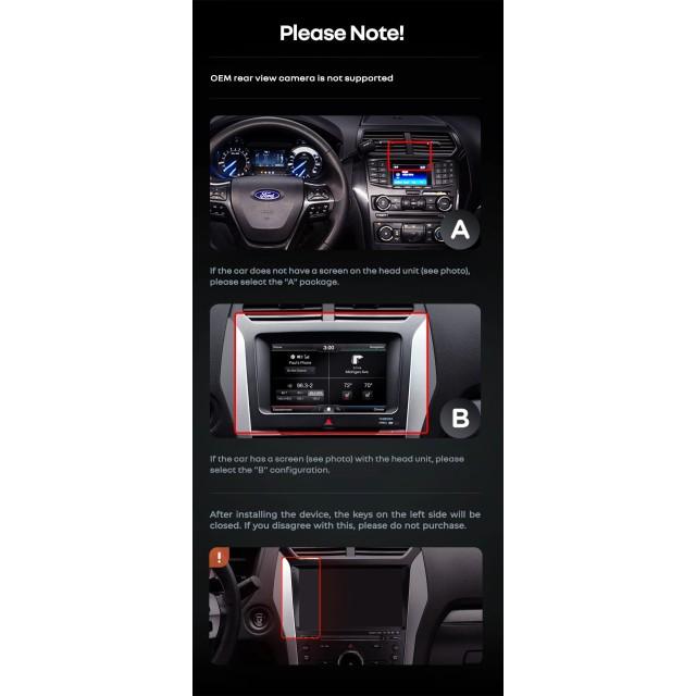 Radio samochodowe Teyes CC4 Pro 2k 8+128 Gb Ford Explorer 5 2011-2019 (A) 10"