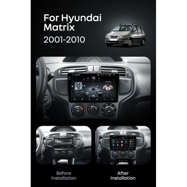 Radio samochodowe Teyes CC4 Pro 2k 8+128 Gb Hyundai Matrix 2001-2010 9"