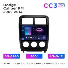 Radio samochodowe Teyes CC3 2k 6+128 Gb 360° Dodge Caliber PM 2009-2013 9