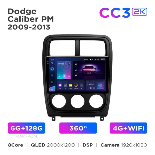 Radio samochodowe Teyes CC3 2k 6+128 Gb 360° Dodge Caliber PM 2009-2013 9