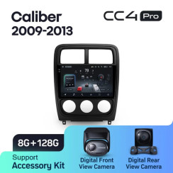 Radio samochodowe Teyes CC4 Pro 2k 8+128 Gb Dodge Caliber PM 2009-2013 9"