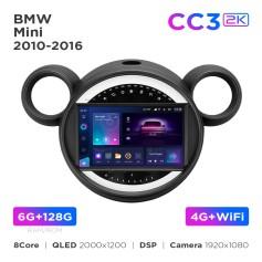 Radio samochodowe Teyes CC3 2k 6+128 Gb BMW Mini 2010-2016 (F2) 9"