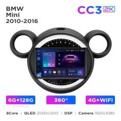 Radio samochodowe Teyes CC3 2k 6+128 Gb 360° BMW Mini 2010-2016 (F2) 9"
