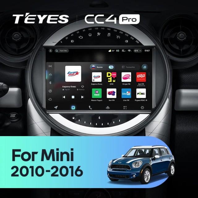 Radio samochodowe Teyes CC4 Pro 2k 8+128 Gb BMW Mini 2010-2016 (F2) 9"