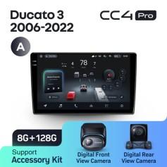 Radio samochodowe Teyes CC4 Pro 2k 8+128 Gb Fiat Ducato 3 / Peugeot Boxer 2 / Citroen Jumper 2 2006-2022 (A) 9"