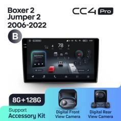 Radio samochodowe Teyes CC4 Pro 2k 8+128 Gb Fiat Ducato 3 / Peugeot Boxer 2 / Citroen Jumper 2 2006-2022 (B) 9"