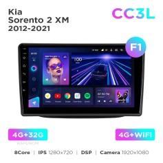 Radio samochodowe do Kia Sorento 2 XM 2012-2021 (F1) Teyes CC3L 4+32 Gb 9"