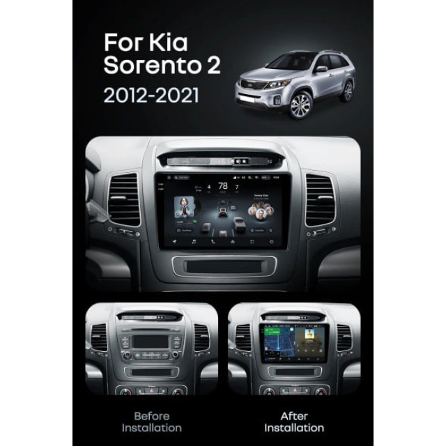 Radio samochodowe Teyes CC4 Pro 2k 8+128 Gb Kia Sorento 2 XM 2012-2021 (F1) 9"