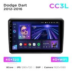 Radio samochodowe do Dodge Dart 2012-2016 Teyes CC3L 4+32 Gb 9"
