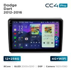 Radio samochodowe Teyes CC4 Pro 2k 12+256 Gb Dodge Dart 2012-2016 9"