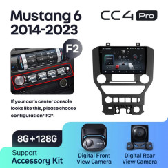 Radio samochodowe Teyes CC4 Pro 2k 8+128 Gb Ford Mustang VI S550 2014-2021 (F2) 9"