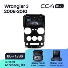 Radio samochodowe Teyes CC4 Pro 2k 8+128 Gb Jeep Wrangler 3 JK 2008-2010 (F1) 9"