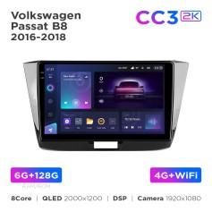Radio samochodowe Teyes CC3 2k 6+128 Gb Volkswagen Passat B8 2016-2018 10