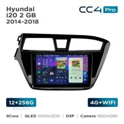 Radio samochodowe Teyes CC4 Pro 2k 12+256 Gb Hyundai i20 2 GB 2014-2018 9"