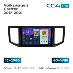 Radio samochodowe Teyes CC4 Pro 2k 12+256 Gb Volkswagen Crafter 2017-2021 10"