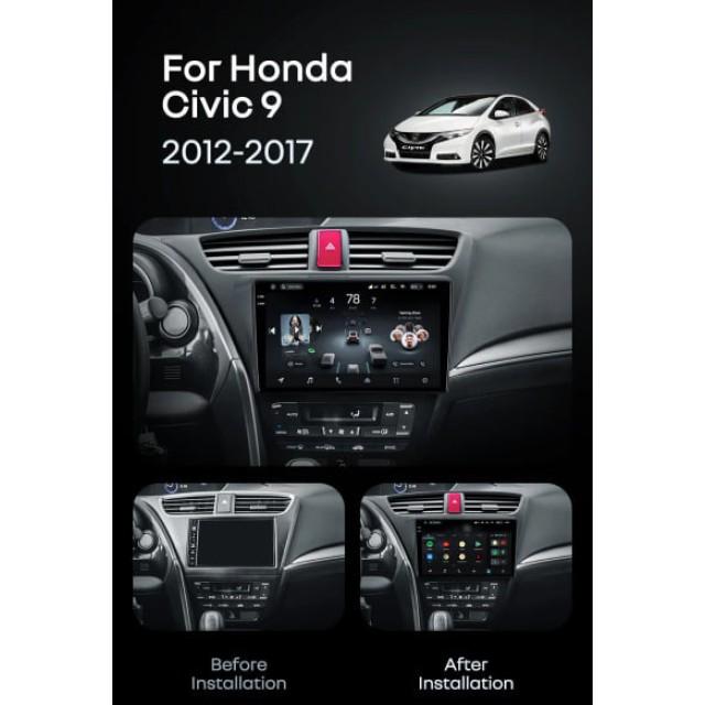Radio samochodowe Teyes CC4 Pro 2k 8+128 Gb Honda Civic 9 FK FB 2012-2017 9"