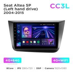 Radio samochodowe Teyes CC3L 4+64 Gb Seat Altea 5P 2004-2015 9"