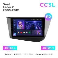 Radio samochodowe Teyes CC3L 4+64 Gb Seat Leon 2 2005-2012 (F2) 9"