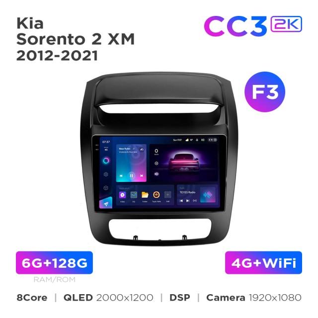 Radio samochodowe Teyes CC3 2k 6+128 Gb Kia Sorento 2 XM 2012-2021 (F3) 9"